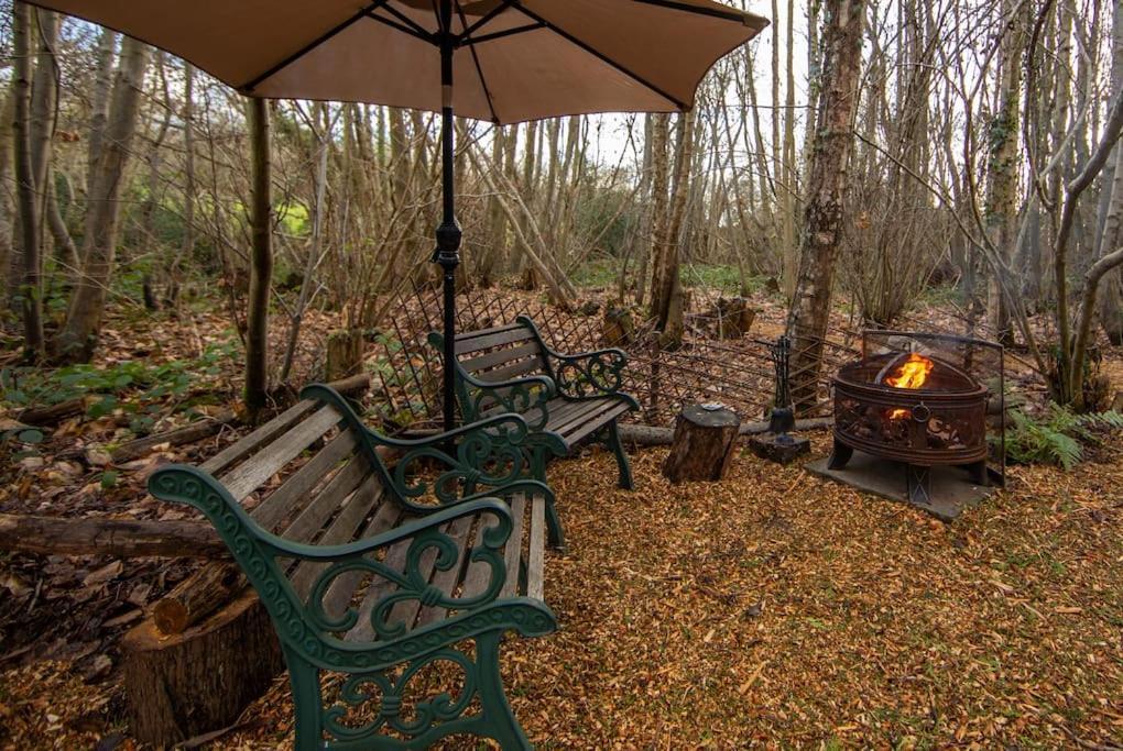 Cosy Woodland Romantic Retreat With Log Fires And Nature Sturry Exteriör bild